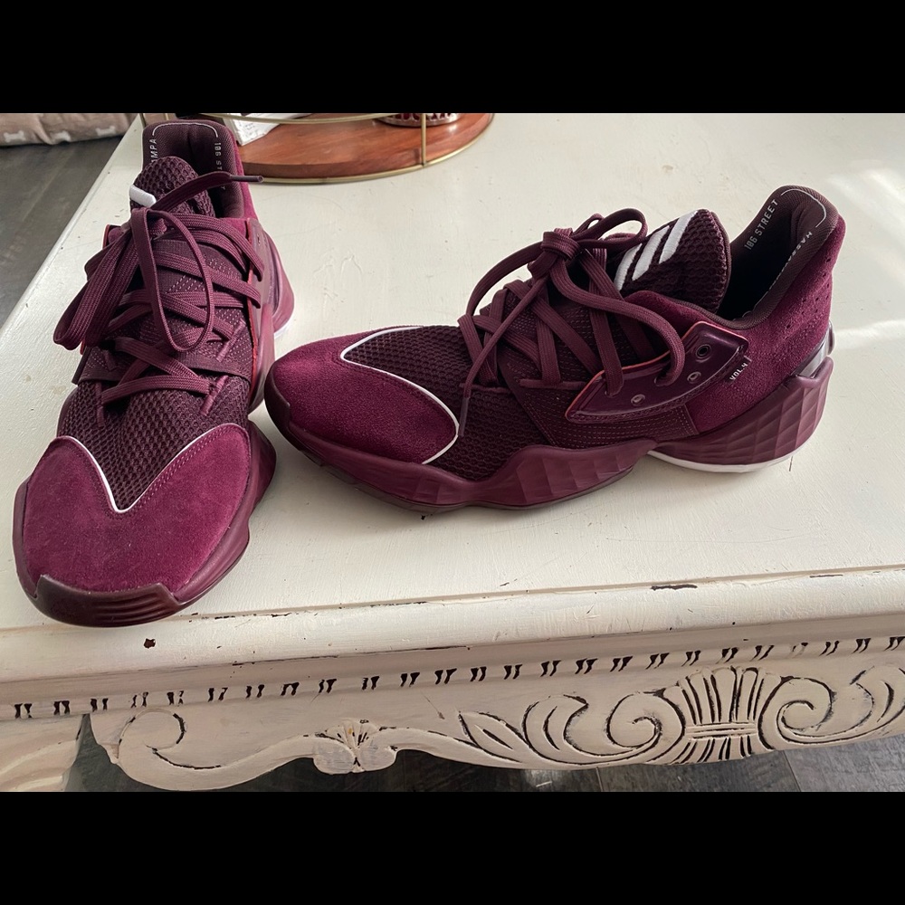 Adidas. James Harden Vol. 4. Maroon. Size 12